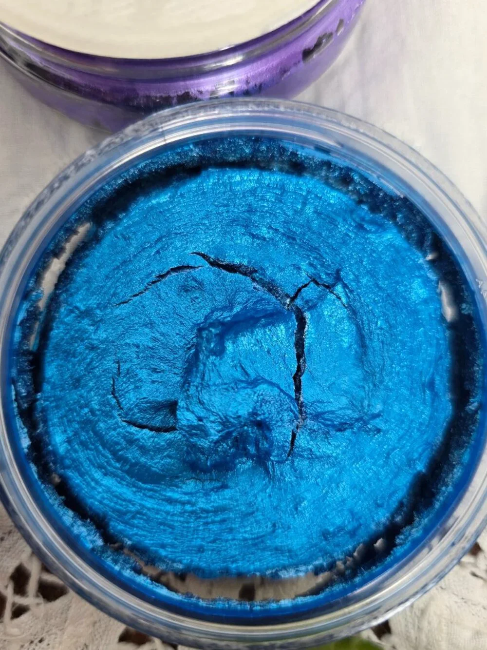 Lot of 3 Inka Gold Metallic Rub 1 Base Coat 2 Rubs Violet Green Blue Viva Colour